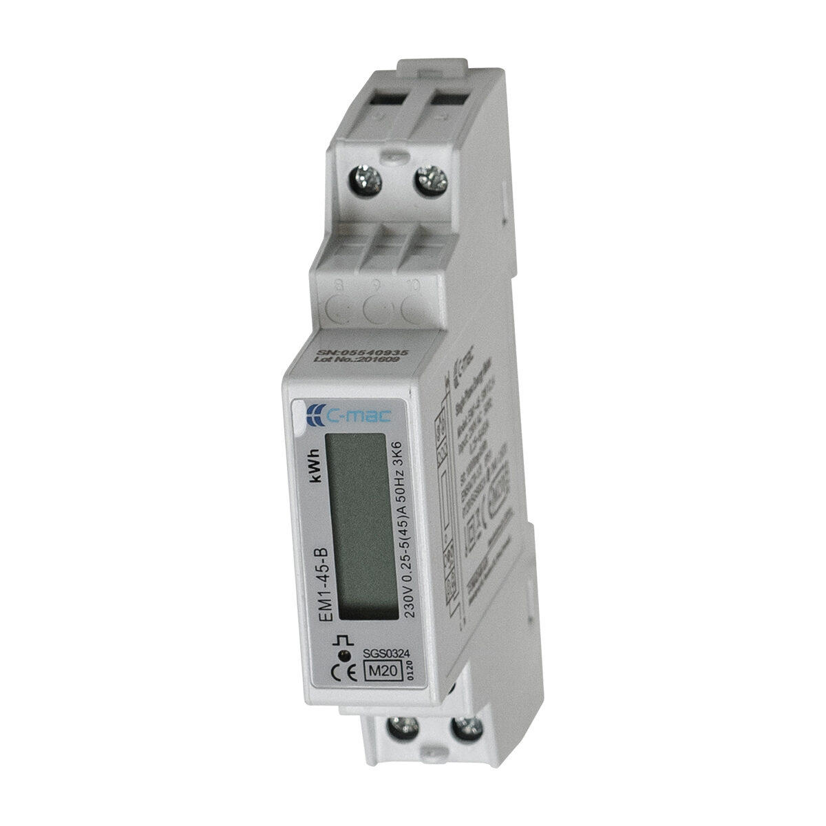 C-MAC® ELMÅLER 1 FASE 45A