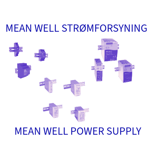 MEAN WELL STRØMFORSYNING